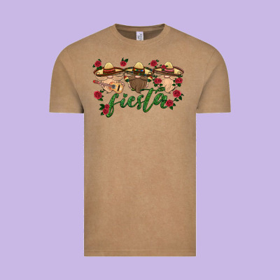 Fiesta Mexico Gnome Vintage Tee Designed By Hra Design Shop