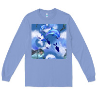 Colony Blue dolphins Long Sleeve Tee - BundleAndBundleShop