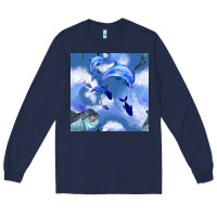 Navy dolphins Long Sleeve Tee - BundleAndBundleShop