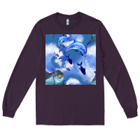 Plum dolphins Long Sleeve Tee - BundleAndBundleShop