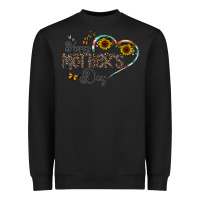 Black happy mother's day Heavyweight Sweatshirt - CowhideDigitalArt
