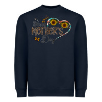 Navy happy mother's day Heavyweight Sweatshirt - CowhideDigitalArt
