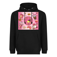 Black cafecito y chisme Heavyweight Hoodie - MaliasSmallBusiness