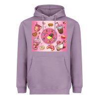 Lavender cafecito y chisme Heavyweight Hoodie - MaliasSmallBusiness