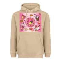 Mushroom cafecito y chisme Heavyweight Hoodie - MaliasSmallBusiness