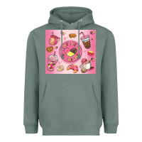 Sage cafecito y chisme Heavyweight Hoodie - MaliasSmallBusiness