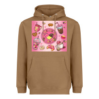 Toasted Coconut cafecito y chisme Heavyweight Hoodie - MaliasSmallBusiness