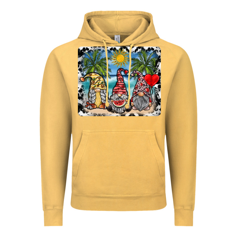 Summer Gnome Mousepad Vintage Hoodie by SublimationCraftShop | Teevron