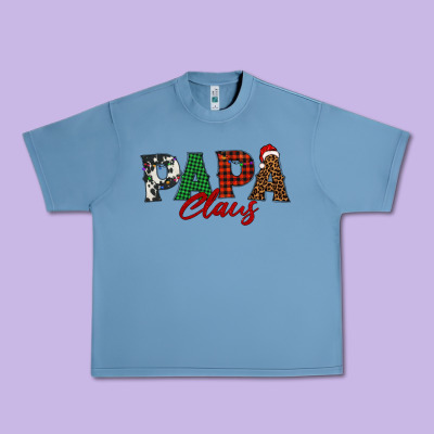 Papa Claus Urban Heavy Tee Designed By Barkaloodesign