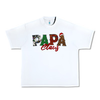 White papa claus Urban Heavy Tee - BarkalooDesign