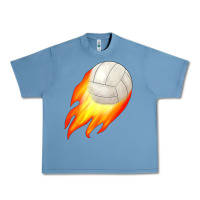 Pebble Blue volleyball Urban Heavy Tee - JahusDesignShop