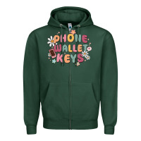 Sports Green phone wallet keys Zipper Hoodie - MaliasSmallBusiness