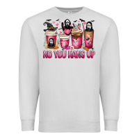 Dove Grey No you hang up coffee cups Premium Sweatshirt - MaliasSmallBusiness