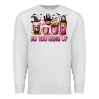 Oatmeal Heather No you hang up coffee cups Premium Sweatshirt - MaliasSmallBusiness