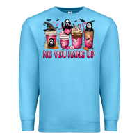 Ocean Blue No you hang up coffee cups Premium Sweatshirt - MaliasSmallBusiness
