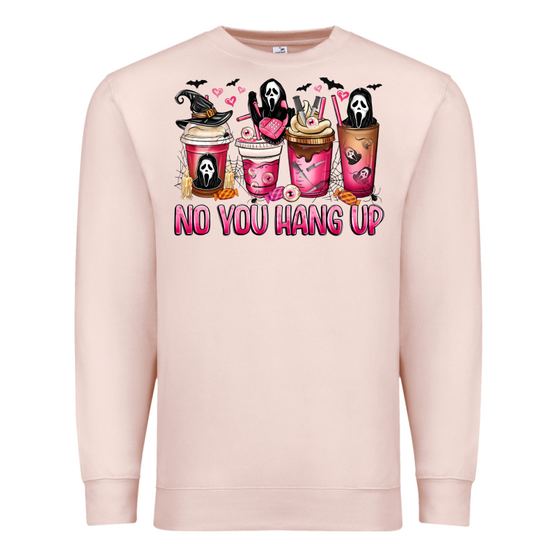 No You Hang Up Coffee Cups Premium Sweatshirt by MaliasSmallBusiness | Teevron