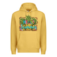 Antique Gold hello summer pineapple Premium Hoodie - BarkalooDesign
