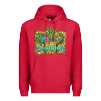 Cardinal hello summer pineapple Premium Hoodie - BarkalooDesign