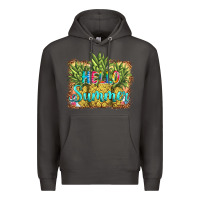 Smoke hello summer pineapple Premium Hoodie - BarkalooDesign