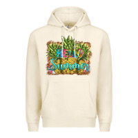 Tofu hello summer pineapple Premium Hoodie - BarkalooDesign