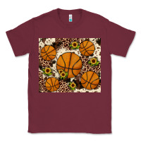 Burgundy basketball Classic Tee - JahusDesignShop