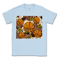 Dusty Blue basketball Classic Tee - JahusDesignShop