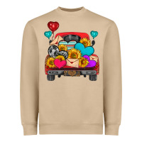 Mushroom western truck with heart Heavyweight Sweatshirt - HRA Design Shop