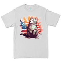 Dove Grey cat8 Premium Tee - Unal Design