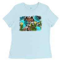 Cactus Gemstone Background Ladies Tee | Teevron