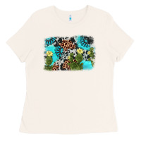 Bone cactus gemstone background Ladies Tee - AdoDesignShop