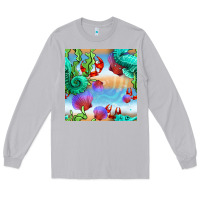 Moon Dust seahorse and beach Long Sleeve Tee - BundleAndBundleShop