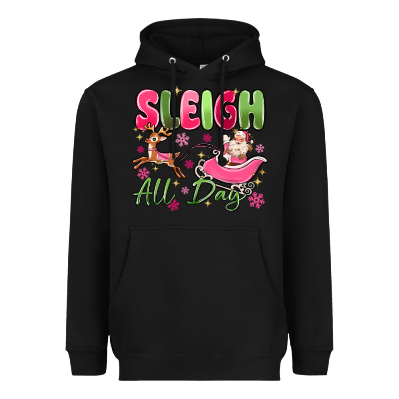 Sleigh All Day Heavyweight Hoodie by MaliasSmallBusiness | Teevron