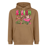 Toasted Coconut sleigh all day Heavyweight Hoodie - MaliasSmallBusiness