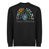 Black happy mother's day rainbow Heavyweight Sweatshirt - CowhideDigitalArt