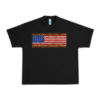 Black usa flag leopard Urban Heavy Tee - JahusDesignShop