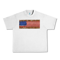 Lunar Rock usa flag leopard Urban Heavy Tee - JahusDesignShop
