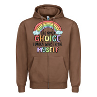 Chestnut gay pride Zipper Hoodie - MaliasSmallBusiness