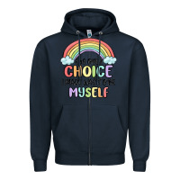 Navy gay pride Zipper Hoodie - MaliasSmallBusiness