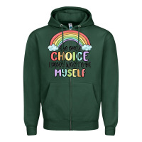 Sports Green gay pride Zipper Hoodie - MaliasSmallBusiness
