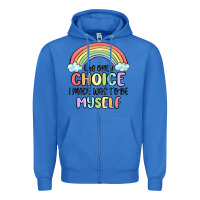 True Royal gay pride Zipper Hoodie - MaliasSmallBusiness