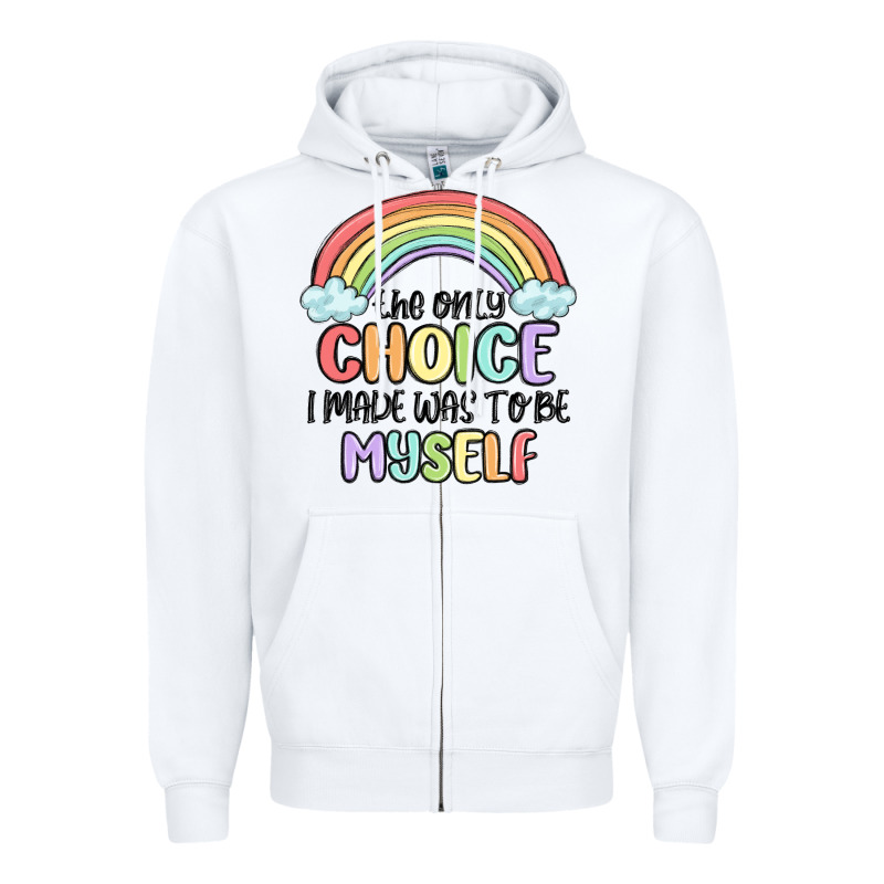 Gay Pride Zipper Hoodie by MaliasSmallBusiness | Teevron