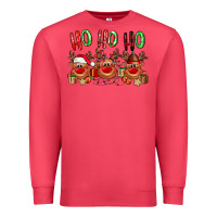 Cardinal Ho ho ho Reindeer Premium Sweatshirt - NancyCooperArtShop
