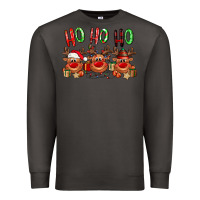 Smoke Ho ho ho Reindeer Premium Sweatshirt - NancyCooperArtShop