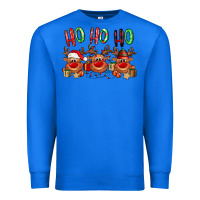 True Royal Ho ho ho Reindeer Premium Sweatshirt - NancyCooperArtShop