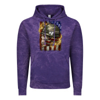 Cloud Purple Army skull 4th of july Vintage Hoodie - CowGirlArtShop