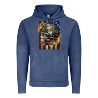 Vintage Denim Army skull 4th of july Vintage Hoodie - CowGirlArtShop