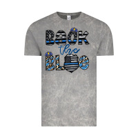 Cloud Rock back the blue1 Vintage Tee - CowhideDigitalArt