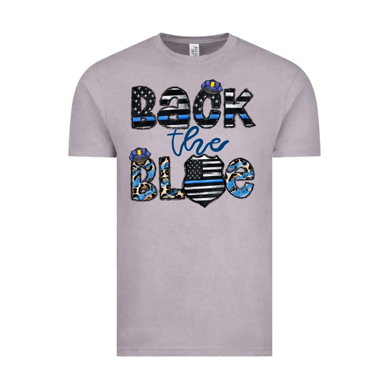 Back The Blue1 Vintage Tee by CowhideDigitalArt | Teevron