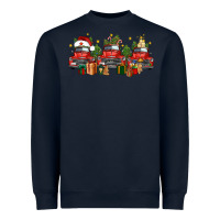 Christmas Trucks Heavyweight Sweatshirt | Teevron