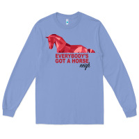Colony Blue Everybody's Got A Horse Neigh Long Sleeve Tee - Bettercallsaul